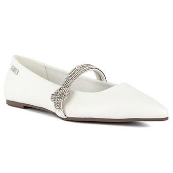 sugar Lingo Women's Rhinestone Flats