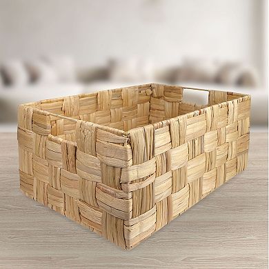 Dwell Studio Woven Water Hyacinth Storage Bin