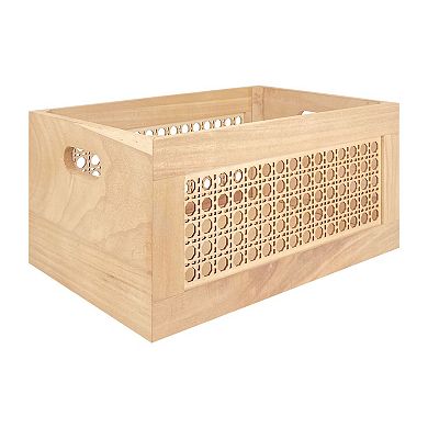 Dwell Studio Wood Laser Cut Storage Bin