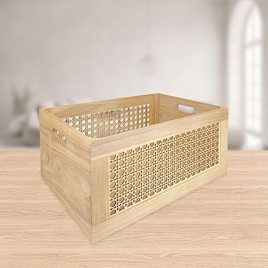 Dwell Studio Wood Laser Cut Storage Bin