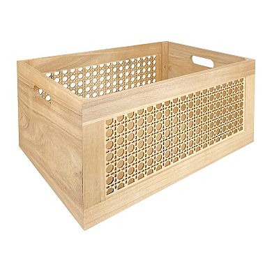 Dwell Studio Wood Laser Cut Storage Bin