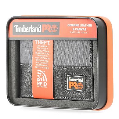 Men's Timberland Pro Rubber Passcase Wallet