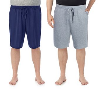 Big & Tall Cuddl Duds® 2-Pack French Terry Pajama Shorts Set