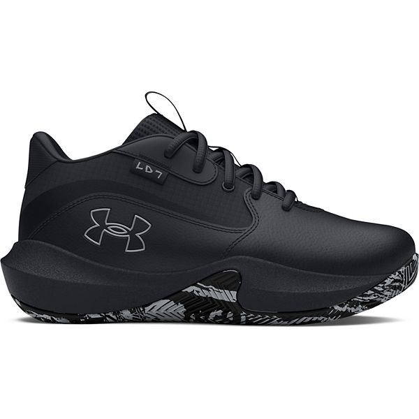Under Armour Lockdown 7 Little Kids' Basketball Shoes - Black Black (3)