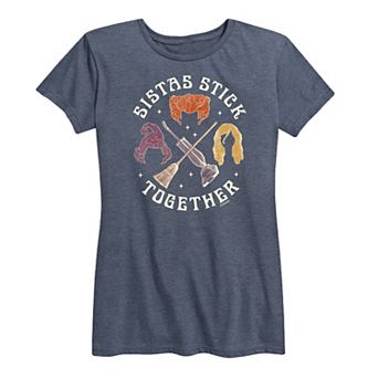 Disney's Hocus Pocus Women's Sistas Stick Together Graphic Tee