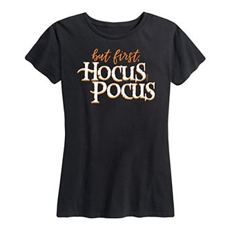 Disney's Hocus Pocus Women's But First Hocus Pocus Graphic Tee