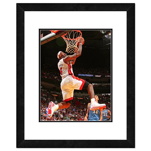 Miami Heat LeBron James Framed Wall Art