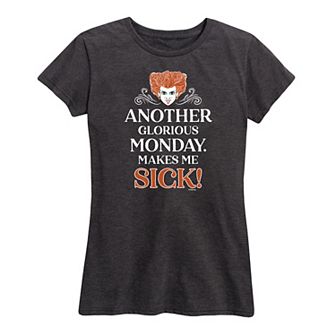 Disney's Hocus Pocus Women's Glorious Monday Graphic Tee