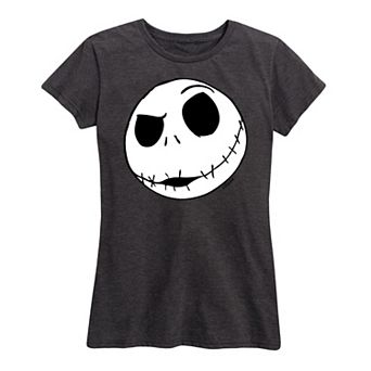 Disney's Nightmare Before Christmas Women's Jack Face Graphic Tee