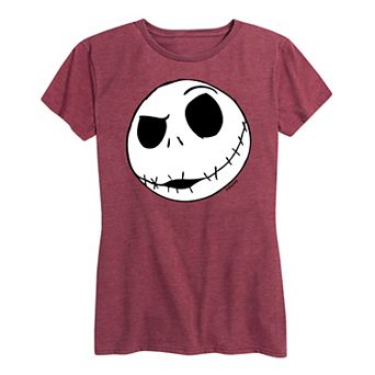 Disney's Nightmare Before Christmas Women's Jack Face Graphic Tee