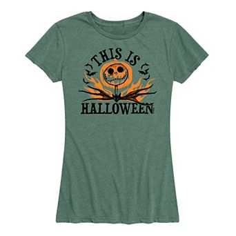 Disney's The Nightmare Before Christmas Jack Skellington Juniors' This is Halloween Graphic Tee