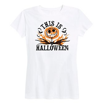 Disney's The Nightmare Before Christmas Jack Skellington Juniors' This is Halloween Graphic Tee