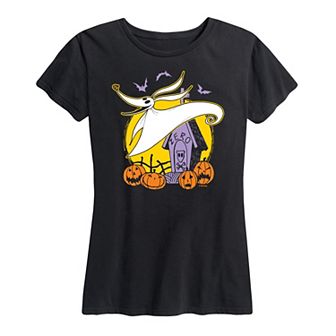 Disney's The Nightmare Before Christmas Zero Juniors' Halloween Graphic Tee
