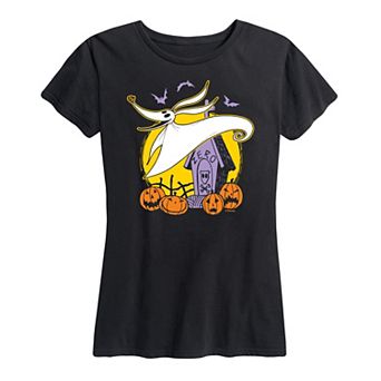 Disney's The Nightmare Before Christmas Zero Juniors' Halloween Graphic Tee