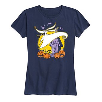 Disney's The Nightmare Before Christmas Zero Juniors' Halloween Graphic Tee