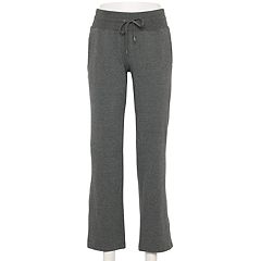 Eddie Bauer Women's Straight Leg Fleece Lounge Pants, Ultra Soft, Relaxed  Fit (Black, L) 