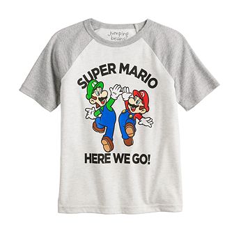 Boys 4-12 Jumping Beans® Short Sleeve Super Mario Graphic Tee