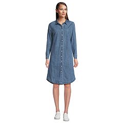 Women's Lands' End Long Sleeve Flannel Nightgown