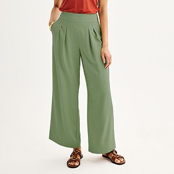 Women's Nine West Soft Pull-On Wide Leg Pants