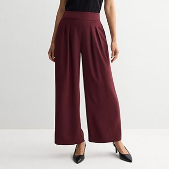 Women's Nine West Soft Pull-On Wide Leg Pants
