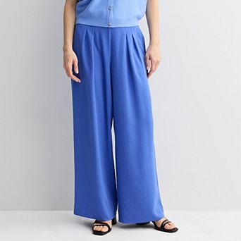 Women's Nine West Soft Pull-On Wide Leg Pants