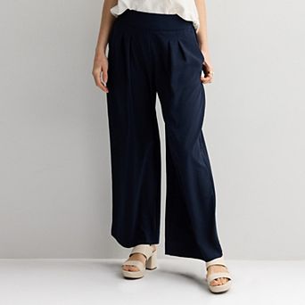Women's Nine West Soft Pull-On Wide Leg Pants