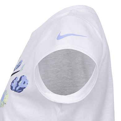 Girls 4-6x Nike Floral Logo Short Sleeve T-shirt