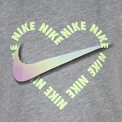 Girls 4-6x Nike Heart Short Sleeve T-Shirt