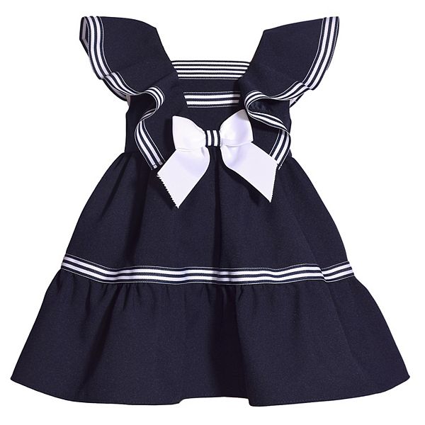 Baby & Toddler Girl Bonnie Jean Nautical Flounce Dress