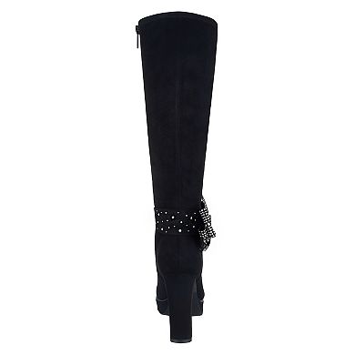 Impo Onneli Women's Bling Stretch Over-the-Knee Platform Boots