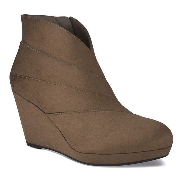 Kohls 2025 wedge booties