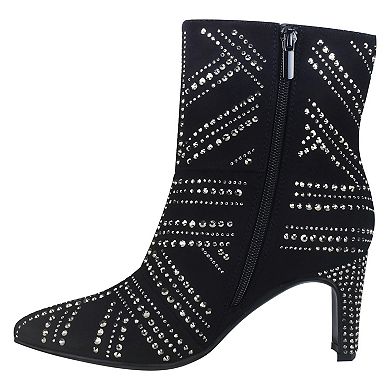 Impo Virgie Women's Bling Dress Ankle Boots