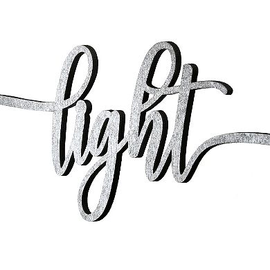 National Tree Company 10" Hannukah Place Setting Words