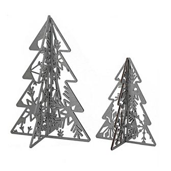 National Tree Company Free Standing Trees Table Decor 2 pc Set