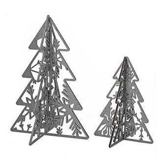 National Tree Company Free Standing Trees Table Decor 2 pc Set