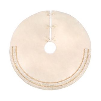 National Tree Company HGTV-52" Fringe Detail Tree Skirt