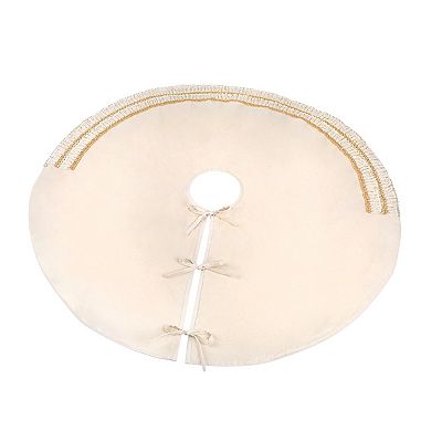 National Tree Company HGTV-52" Fringe Detail Tree Skirt