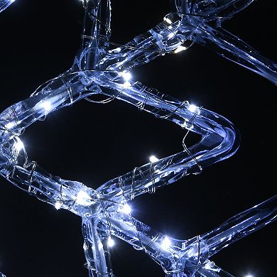 National Tree Company 20" & 24" LED Ice Crystal Snowflake Outdoor Decor