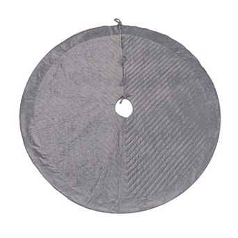National Tree Company HGTV 60 in Quilted Velvet Tree Skirt