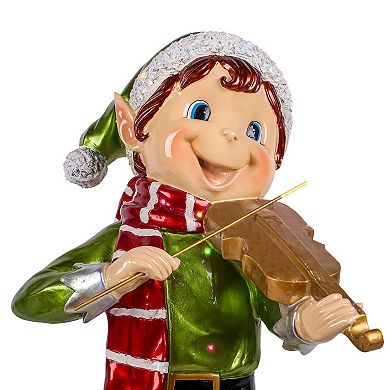 National Tree Company Light-Up Elf with Violin