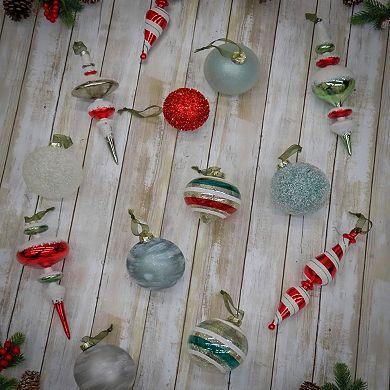 National Tree Company HGTV Set of 24 Nostalgic Traditions Ornaments