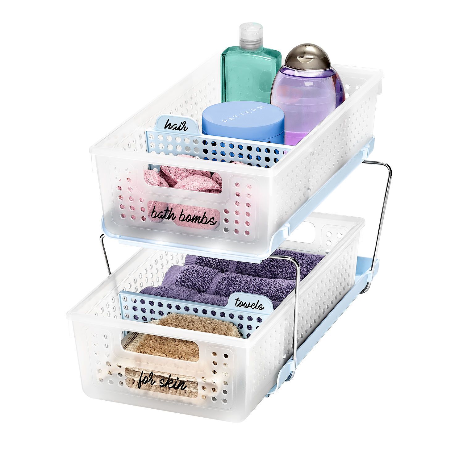 Madesmart Two Tier Organizer with Dividers
