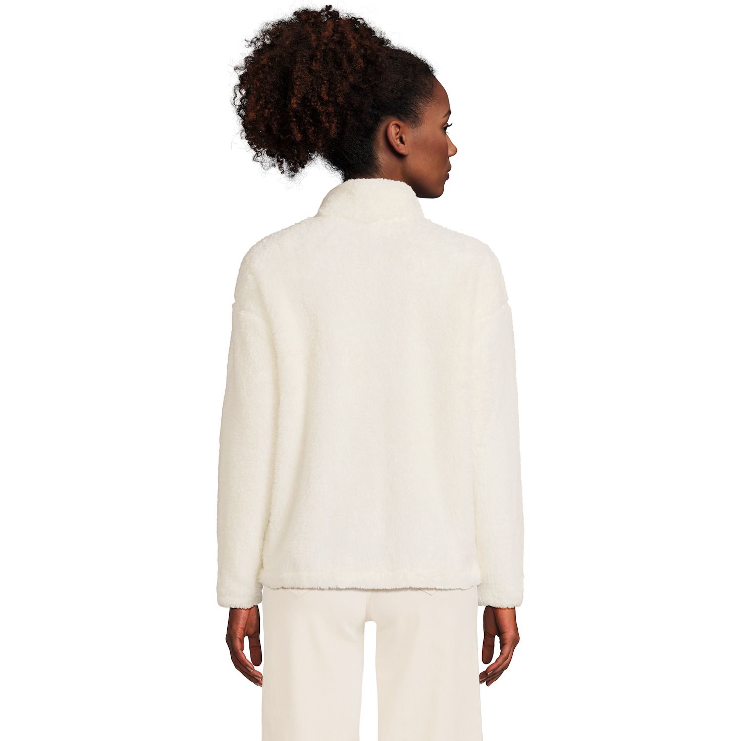 Lands' End Plus Long Sleeve Print Flannel Pajama Top | Mall Of America