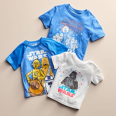 Baby & Toddler Boy Jumping Beans® Star Wars Droids, Chewbacca, & Ewok Graphic Tee