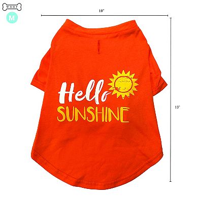 Woof Hello Sunshine Pet Shirt