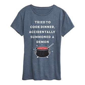 Women's Cook Summon Demon Graphic Tee