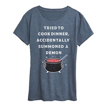 Women's Cook Summon Demon Graphic Tee