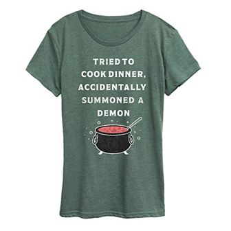 Women's Cook Summon Demon Graphic Tee