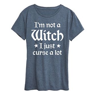Women's I'm Not A Witch Halloween Tee