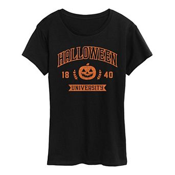 Women's Halloween University Tee